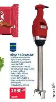 Makro TYČOVÝ MIXÉR GSM1060 nabídka