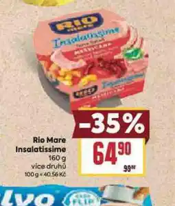 Billa Rio mare insalatissime nabídka