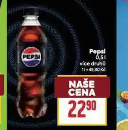 Billa Pepsi 0,5l nabídka