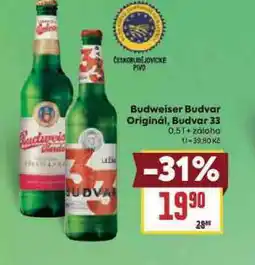 Billa Pivo budvar 33 nabídka
