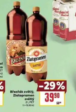Billa Pivo zlatopramen nabídka