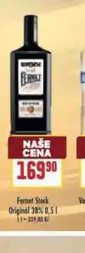 Billa Fernet stock original nabídka