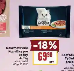 Billa Gourmet perle kapsičky pro kočky nabídka