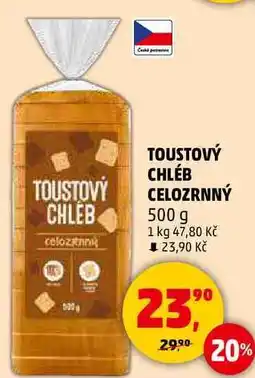 Penny Market TOUSTOVÝ CHLÉB CELOZRNNÝ, 500 g nabídka
