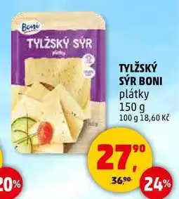 Penny Market TYLŽSKÝ SÝR BONI plátky, 150 g nabídka