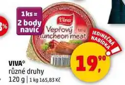 Penny Market VIVA různé druhy, 120 g nabídka