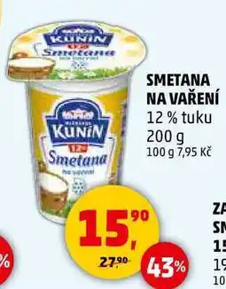Penny Market SMETANA NA VAŘENÍ 12% tuku, 200 g nabídka