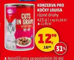 Penny Market KONZERVA PRO KOČKY LOUISA různé druhy, 415 g nabídka