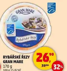 Penny Market RYBÁŘSKÉ ŘEZY GRAN MARE, 170 g nabídka
