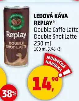 Penny Market LEDOVÁ KÁVA REPLAY Double Caffe Latte, 250 ml nabídka