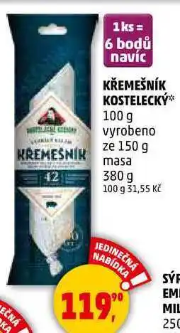 Penny Market KŘEMEŠNÍK KOSTELECKÝ, 380 g nabídka