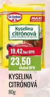 Ratio KYSELINA CITRÓNOVÁ 80g nabídka