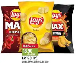 Ratio LAY'S CHIPS 55-60g nabídka