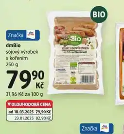 dm drogerie Dmbio sójový výrobek nabídka