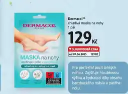 dm drogerie Dermacol chladivá maska na nohy nabídka