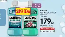 dm drogerie Listerine ústní voda nabídka