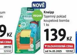 dm drogerie Kneipp koupelová bomba nabídka