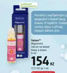 dm drogerie Saloos roll-on nabídka