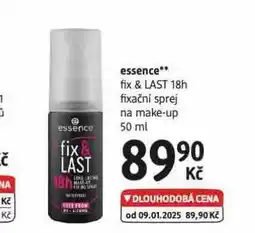 dm drogerie Essence fixační sprej na make-up nabídka