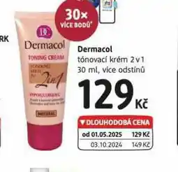 dm drogerie Dermacol tónovací krém 2v1 nabídka
