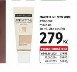 dm drogerie Maybelline make-up nabídka