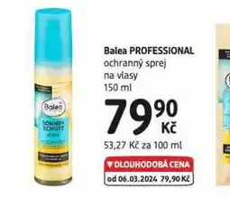 dm drogerie Balea professional ochranný sprej na vlasy nabídka