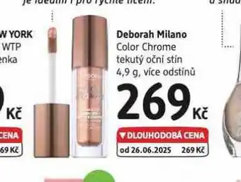 dm drogerie Deborah milano tekutý oční stín nabídka