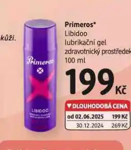 dm drogerie Primeros lubrikační gel nabídka