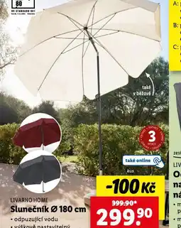 Lidl Slunečník nabídka