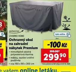 Lidl Ochranný obal na zaharní nábytek premium nabídka