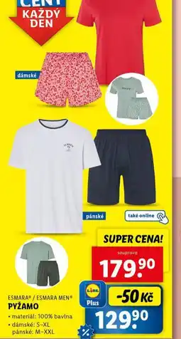 Lidl Pyžamo nabídka
