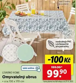 Lidl Omyvatelný ubrus nabídka