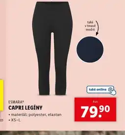 Lidl Capri legíny nabídka