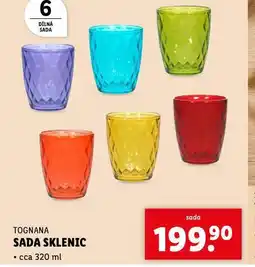 Lidl Sada sklenic nabídka