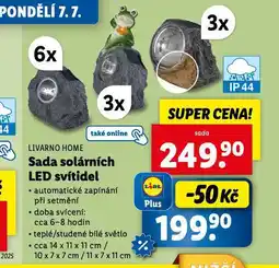 Lidl Sada solárních led svítidel nabídka
