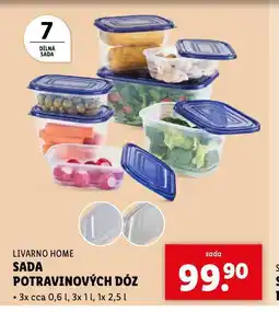 Lidl Sada potravinových dóz nabídka