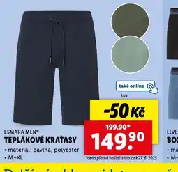 Lidl Teplákové kraťasy nabídka