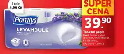 Lidl Floralys toaletní papír nabídka