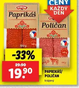 Lidl Paprikáš nabídka