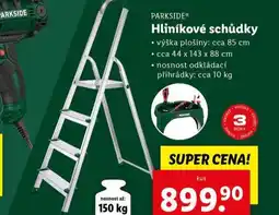 Lidl Hliníkové schůdky nabídka