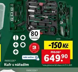 Lidl Kufr s nářadím nabídka