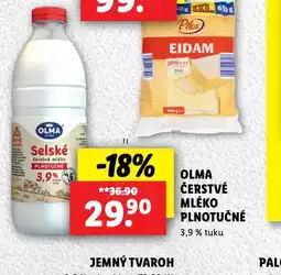 Lidl Olma čerstvé léko 3,9% nabídka
