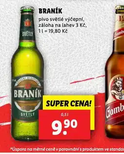 Lidl Pivo braník nabídka