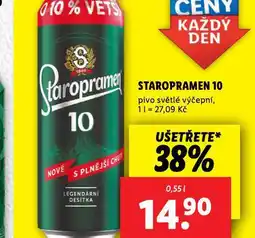 Lidl Pivo staropramen 10 nabídka