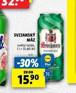 Lidl Pivo svijanský máz nabídka