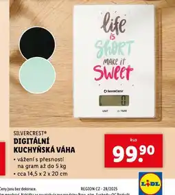Lidl Digitální kuchyňská váha nabídka
