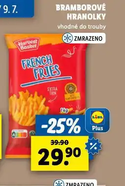 Lidl Bramborové hranolky nabídka