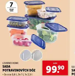 Lidl Sada potravinových dóz nabídka