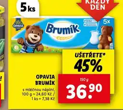 Lidl Opavia brumík nabídka