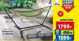 Lidl Závěsná síť se stojanem nabídka